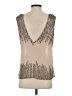 Parker Silver Sleeveless Blouse Size S - photo 2