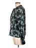 Cloth & Stone 100% Rayon Teal Long Sleeve Blouse Size L - photo 5