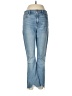 Abercrombie & Fitch Chevron-herringbone Blue Jeans Size 6 - photo 1