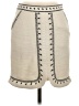 Left Coast by Dolan Aztec Or Tribal Print Color Block Chevron-herringbone Houndstooth Polka Dots Solid Stripes Ivory Formal Skirt Size XS - photo 1
