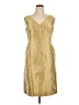 Talbots 100% Silk Gold Cocktail Dress Size 14 - photo 1
