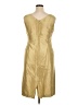 Talbots 100% Silk Gold Cocktail Dress Size 14 - photo 2