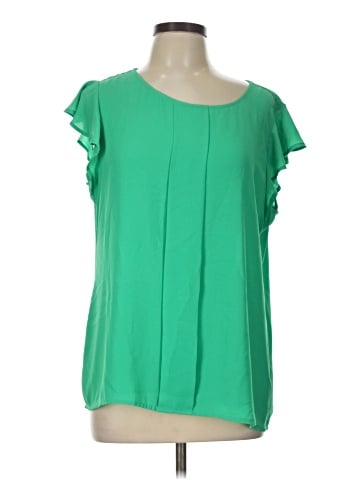 Ann Taylor LOFT Outlet Short Sleeve Blouse (view 1)