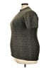 Assorted Brands Metallic Gray Short Sleeve Top Size XXL - photo 5