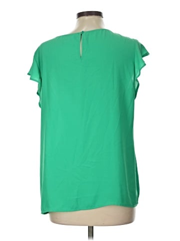 Ann Taylor LOFT Outlet Short Sleeve Blouse (view 2)