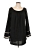 Win Win Black Long Sleeve Blouse Size L - photo 1