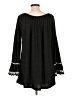Win Win Black Long Sleeve Blouse Size L - photo 2