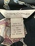 Casual Corner 100% Silk Print Black Long Sleeve Silk Top Size 12 - photo 7