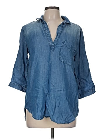 Cloth & Stone 3/4 Sleeve Button-Down Shirt (view 1)