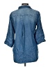 Cloth & Stone Blue 3/4 Sleeve Button-Down Shirt Size M - photo 2