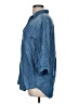 Cloth & Stone Blue 3/4 Sleeve Button-Down Shirt Size M - photo 5