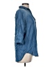 Cloth & Stone Blue 3/4 Sleeve Button-Down Shirt Size M - photo 4