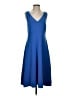 Ann Taylor Solid Blue Cocktail Dress Size 2 - photo 1