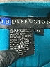 iB Diffusion 100% Silk Teal Long Sleeve Silk Top Size 12 - photo 7