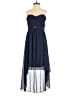 Quiz 100% Polyester Blue Cocktail Dress Size 6 - photo 1