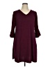 Apt. 9 Burgundy Casual Dress Size XL - photo 1