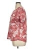 Reel Legends Tropical Red Short Sleeve Blouse Size XL - photo 5