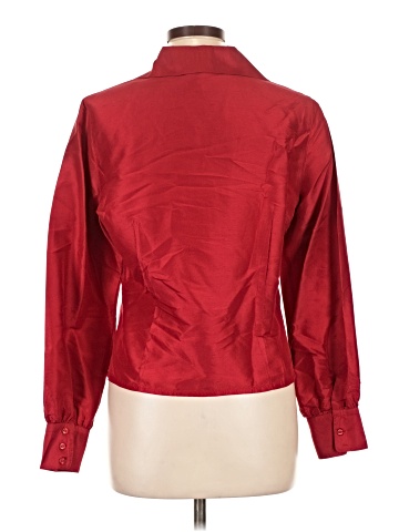 Tess Long Sleeve Silk Top (view 2)