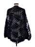 Floreat 100% Polyester Black Blue Kimono Size XXL - photo 2