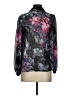 LC Lauren Conrad 100% Polyester Floral Black Long Sleeve Blouse Size XS - photo 2