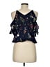 Moa Moa Blue Sleeveless Blouse Size M - photo 2
