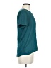 Ann Taylor LOFT 100% Polyester Teal Short Sleeve Blouse Size M - photo 4