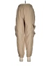 Zara 100% Polyester Solid Tan Cargo Pants Size M - photo 2