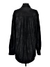 Gianni Bini Metallic Black Long Sleeve Blouse Size S - photo 2