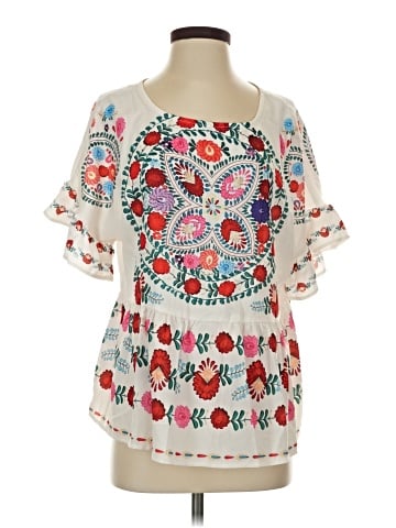 Unbranded Short Sleeve Blouse (view 1)