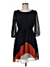 En Focus Studio 100% Polyester Color Block Black Casual Dress Size 6 - photo 1