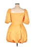 PrettyLittleThing 100% Polyester Orange Cocktail Dress Size 10 - photo 2