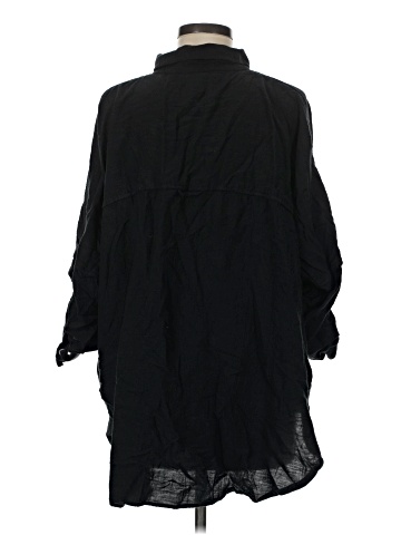 American Eagle Outfitters 3/4 Sleeve Button-Down Shirt (view 2)