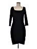 Express Solid Black Casual Dress Size M - photo 1