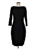 Express Solid Black Casual Dress Size M - photo 2