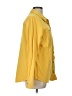 L.L.Bean 100% Cotton Yellow Long Sleeve Button-Down Shirt Size L - photo 4