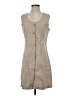 Bill Blass Solid Tan Casual Dress Size S - photo 1