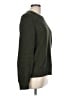 Ann Taylor LOFT 100% Cotton Solid Green Pullover Sweater Size L - photo 4