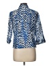 Ruby Rd. Blue 3/4 Sleeve Blouse Size 10 - photo 2