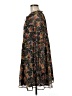 Ann Taylor LOFT 100% Polyester Floral Black Casual Dress Size M - photo 5