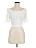 Listicle Ivory Short Sleeve Top Size M - photo 1