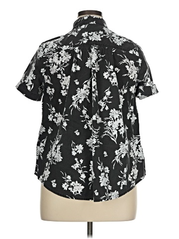 Roaman's Short Sleeve Button-Down Shirt (view 2)
