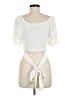 Listicle Ivory Short Sleeve Top Size M - photo 2