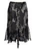Jessica 100% Polyester Animal Print Black Formal Skirt Size 10 - photo 1