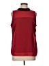 Worthington 100% Polyester Red Sleeveless Blouse Size L - photo 1