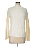 Classic Elements Color Block Ivory Turtleneck Sweater Size L - photo 1