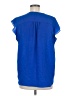 Chaus Blue Short Sleeve Blouse Size M - photo 2