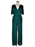 Alexia Admor Solid Green Jumpsuit Size L - photo 1