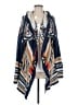 Blu Pepper 100% Acrylic Blue Cardigan Size M - photo 1