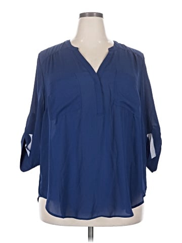 Torrid 3/4 Sleeve Blouse (view 1)
