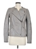 Trouve 100% Leather Gray Leather Jacket Size M - photo 1